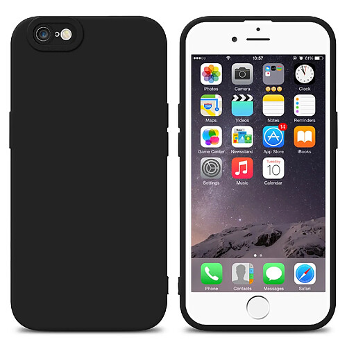 Cadorabo Coque iPhone 6 / 6S Etui en Noir