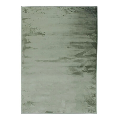 Thedecofactory FLANELLE - Tapis extra-doux effet velours vert clair 120x170