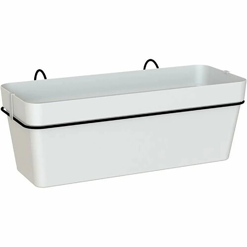 Artevasi Kit balcon Jardinière 50 cm blanc 50,2 x 28,5 x hauteur 20 cm - 1,45 L