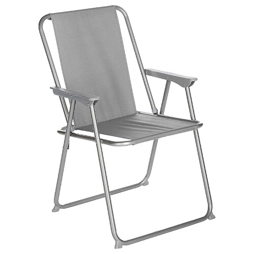 Neka Chaise de camping pliable Grecia - Gris