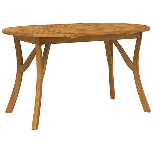 Maison Chic Table de jardin | Table d'extérieur 150x90x75 cm Bois d'acacia solide -GKD17152