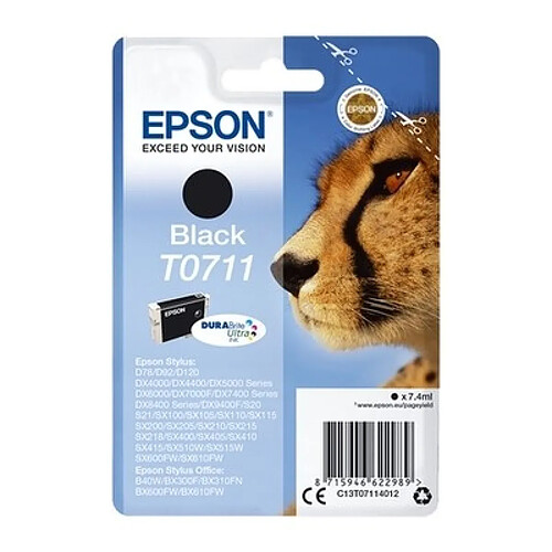 Epson Guepard Cartouche Noir C13T07114010 (T0711)