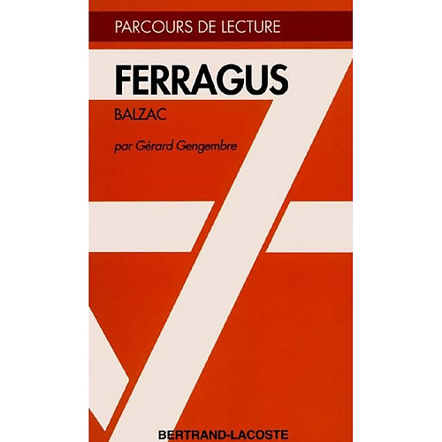 Ferragus, Balzac · Occasion