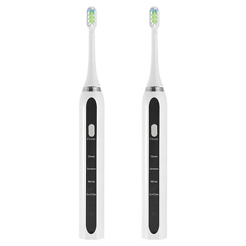 Universal Brosse à dents mobile à charge sans fil à vibrations à haute fréquence IPX7 pour couples adultes | Brosse à dents électrique