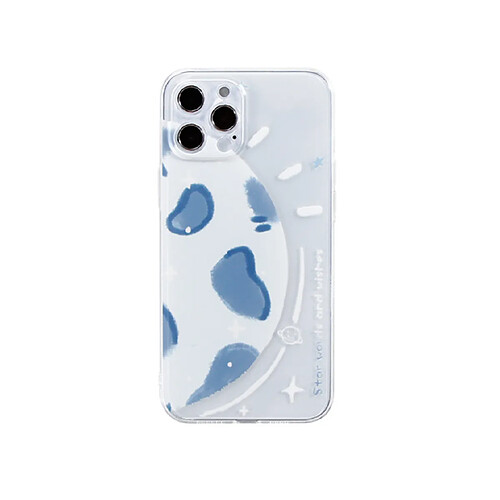 C03 Couverture arrière Housse de protection de téléphone portable Coquillage transparent Couverture de protection anti-chute de lune pour iPhone 12Pro Case