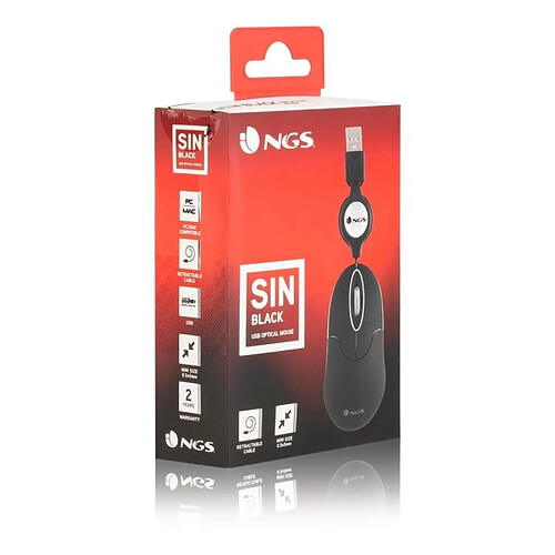 Ratón Mini NGS SIN/ Hasta 1000 DPI