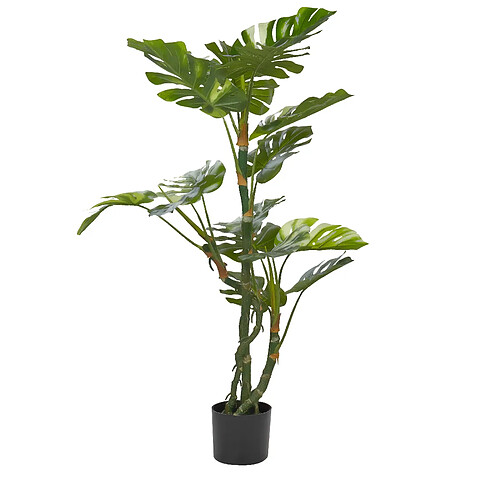 Beliani Plante artificielle MONSTERA PLANT Vert