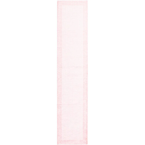 Vidal Tapis de couloir en laine 396x81 rose Darya