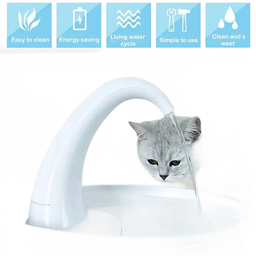 Universal Filtre à eau pour animaux domestiques Filtre à eau pour animaux domestiques pionniers Distributeur d'eau, fontaine automatique, eau de style fontaine | Nourriture pour chiens