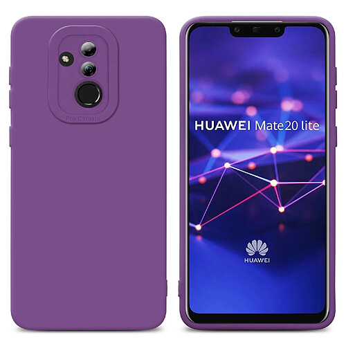 Cadorabo Coque Huawei MATE 20 LITE Etui en Lilas