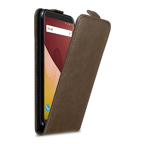 Cadorabo Coque WIKO VIEW PRIME Etui en Marron