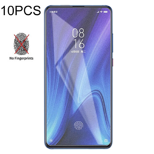 Wewoo Film de verre trempé de mat non-mat à 10 PCS pour Xiaomi Redmi K20 / K20 Pro / Mi 9T