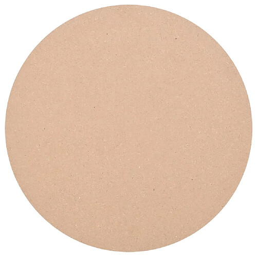 vidaXL Dessus de table Rond MDF 600 x 18 mm