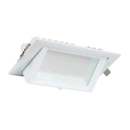 Ledkia Spot Downlight LED 48W Rectangulaire Orientable 130 lm/W LIFUD Coupe 210x125 mm Blanc Neutre 4000K