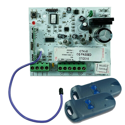 PACK CTH41 SET Carte électronique Ducati Home Automation CTH41 + 2 télécommandes à code variable PULT 6203R