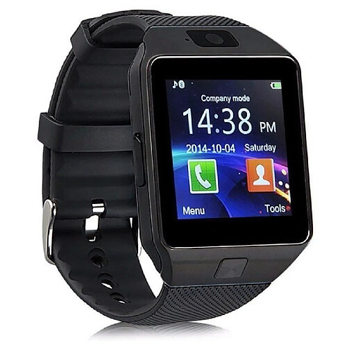 DZ09 Bluetooth Smart Watch Podomètre Tracker Caméra Mouvement Sédentaire Rappel Calendrier Sommeil Soutien SIM TF Carte pour