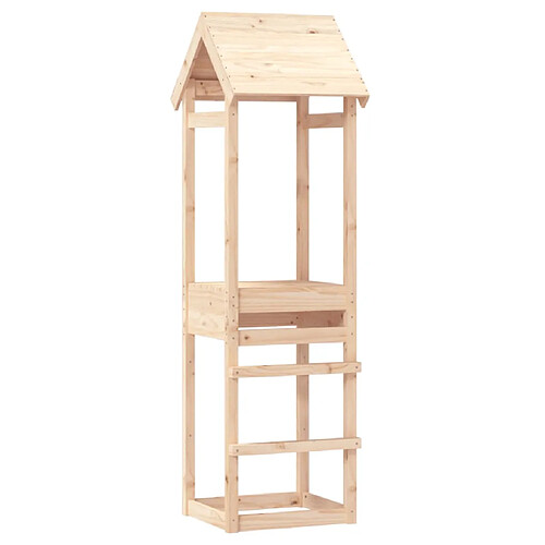 vidaXL Tour de jeu 53x46,5x194 cm bois massif de pin