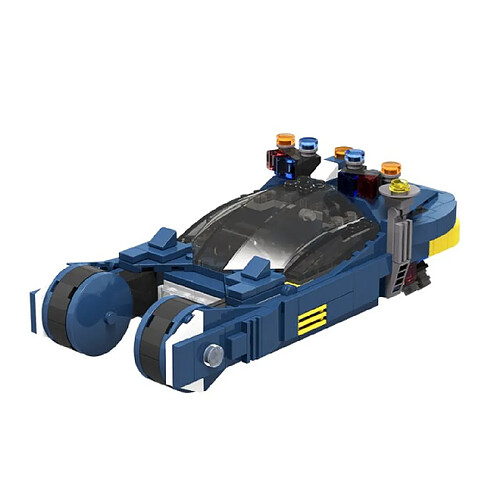 Universal BZB MOC 1982 Speed Roadster 20383 lames Longue distance Running Blocs de construction Modèles Décoration Enfants Cerveau Course DIY Jouets Cadeaux | Bloc (bleu)