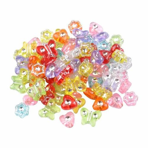 Paris Prix Lot de Perles Fantaisie 12cm Multicolore