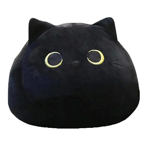 Universal Poupée en peluche en forme de chat noir Mignon peluche en peluche pour enfants (40 cm)