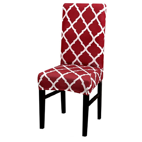 Wewoo Housse de chaise Universal Simple Stretch Vin Rouge