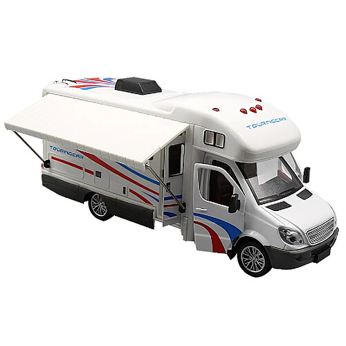 Universal 1: 32 Horrible Sprint Luxury RV Loisirs RV Remorque Caravane Alliage Métal Moulé Voiture Modèle Bébé Jouet Collection