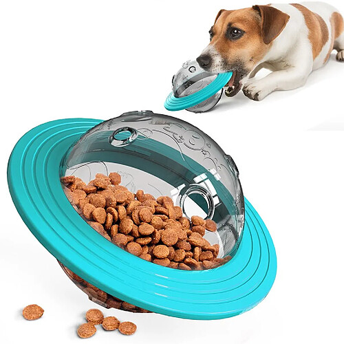 Universal Slow Food éleveur boule chiot IQ entraînement jouet soucoupe volante chien jeu soucoupe volante jouet chat mâcher fuite anti-étranglement chien | Jouets pour chiens