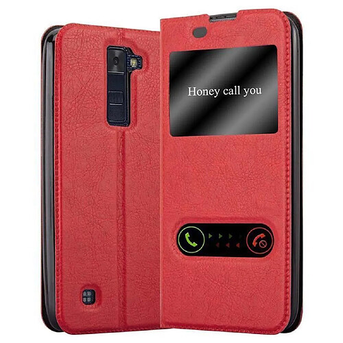 Cadorabo Coque LG K8 2016 Etui en Rouge