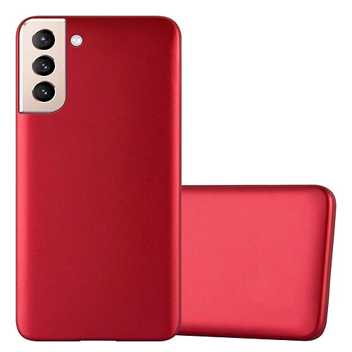 Cadorabo Coque Samsung Galaxy S21 PLUS Etui en Rouge