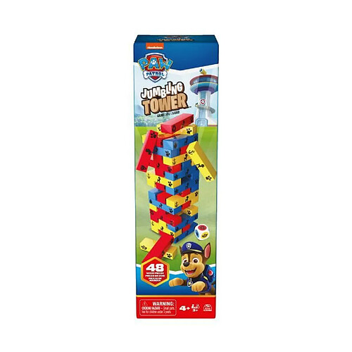 Paw Patrol La Pat' Patrouille - Tour Jenga - 2 Joueurs et + - Des 4 ans