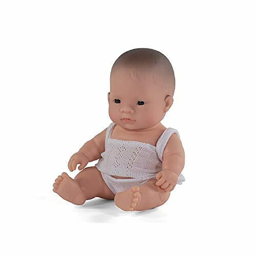 Miniland Educational - Newborn Baby Doll Asian Boy (21Cm 8 2/8"")