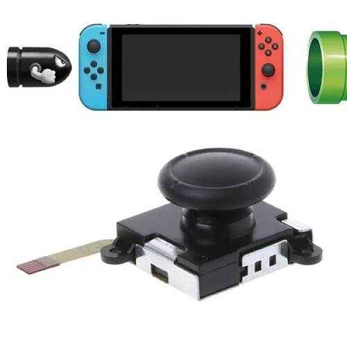 NC Joystick - Joystick de la manette de capteur analogique 3D pour Nintendo Switch NES Joy Con Controller