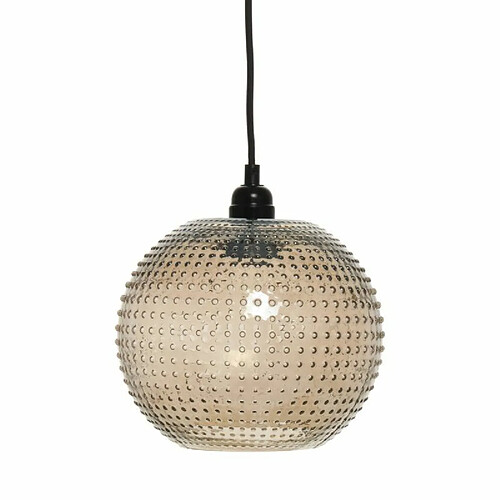 Paris Prix Lampe Suspension en Verre Saturne 23cm Marron