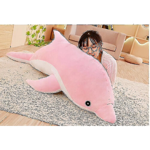 Universal 50 cm Dolphin Toys Dolphin Pollows Soft Oreiller Cadeau d'anniversaire de Noël | Animaux en peluche et peluche