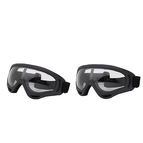 2x Lunettes D'équitation D'extérieur Lunettes De Moto à