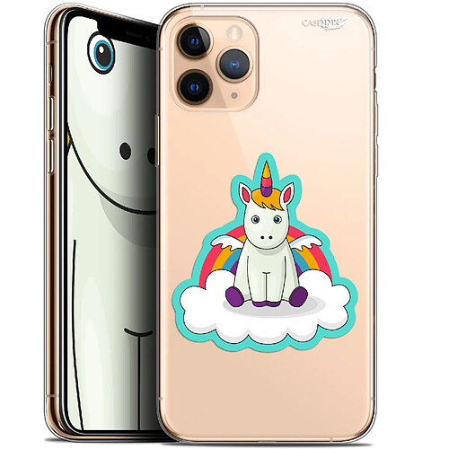 Caseink Coque arrière Apple iPhone 11 Pro (5.8 ) Gel HD [ Nouvelle Collection - Souple - Antichoc - Imprimé en France] Bébé Licorne