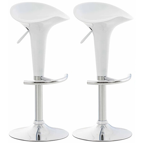 Non Lot de 2 tabourets de bar Saddle