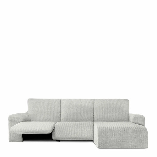 Housse pour chaise longue accoudoir court droit Eysa JAZ Blanc 120 x 120 x 360 cm