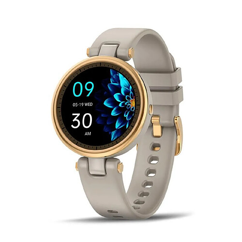 Winkoo.fr Montre Connectée Femme, Fitness Sport étanche IP67 avec Gestion Féminine, Cardiofréquencemètre, Montre Connecter pour Femmes Moniteur de Sommeil pour Android/iOS Ronde