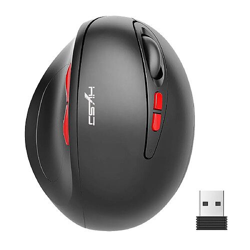 Yonis Souris Ergonomique Sans Fil Rechargeable