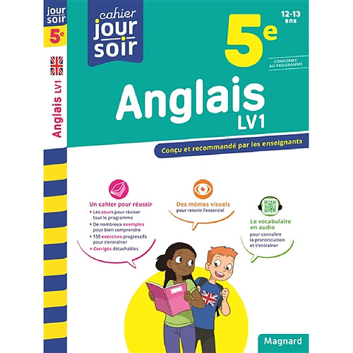 Anglais LV1 5e, 12-13 ans : conforme au programme