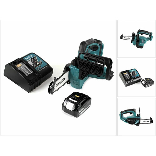 Makita DUC 122 RG1 18 V Li-Ion Tronçonneuse d'élagage sans fil +1x Batterie BL1860 6,0 Ah + Chargeur DC18RC