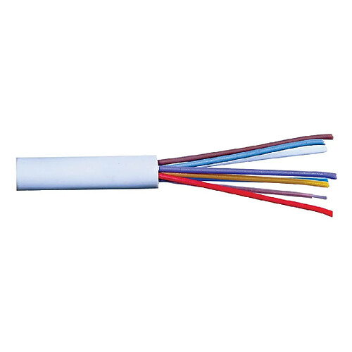 Couronne de 25 m de câble téléphonique ADSL 4 paires