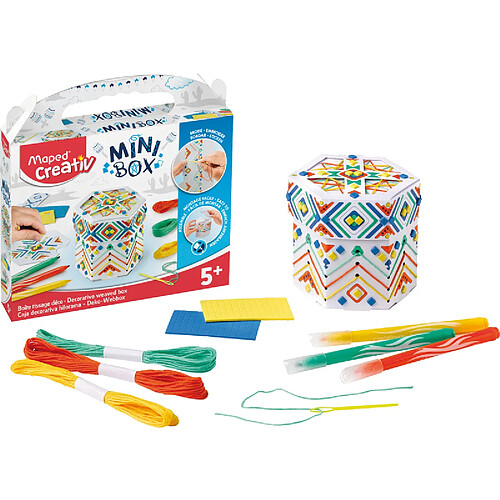 Maped Creativ MINI BOX Kit tissage Boîte à trésor, 10 pièces ()