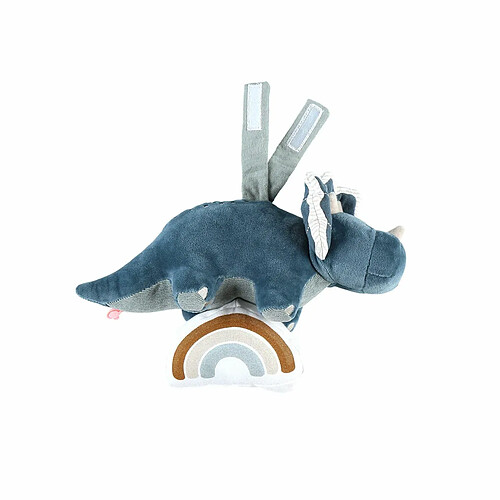 NOUKIES Mini peluche musicale tricératops Ops bleu - Noukie's