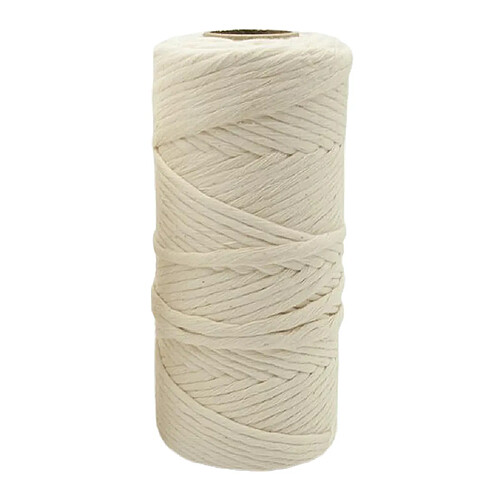 100m Cordon De Coton Macramé Pour Tenture Murale Bricolage Corde De Coton Capteur De Rêves 4mm