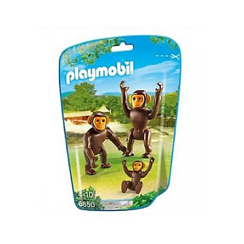 Playmobil® 6650 Couple de Chimpanzes avec bebe 0415