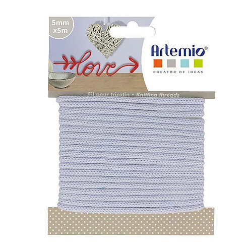 Artemio Fil à tricotin 5 mm x 5 m - Lilas