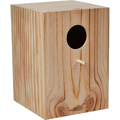 Zolux Nichoir en bois brut pour cage