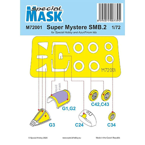 SMB-2 Super Mystere Mask - 1:72e - Special Hobby